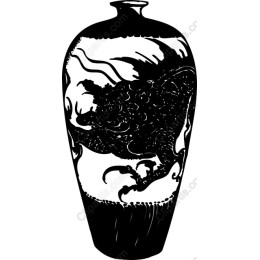 Majestic Dragon Vase