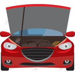 Dynamic Red Car