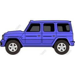 Blue SUV