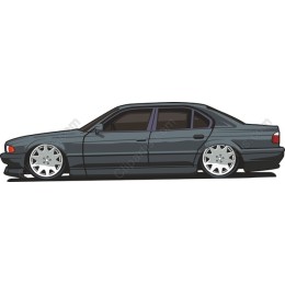Sleek Lowered Sedan