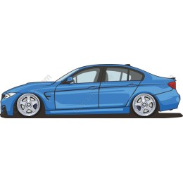 Blue Sports Car