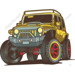 Vibrant Yellow Off-Road SUV