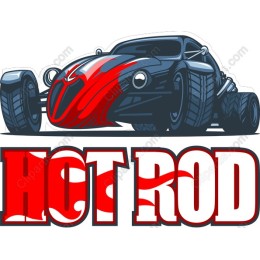 Vibrant Hot Rod