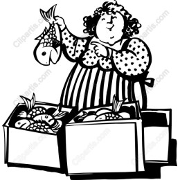 Cheerful Fishmonger