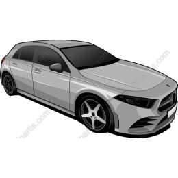 Sleek Silver Sports Car
