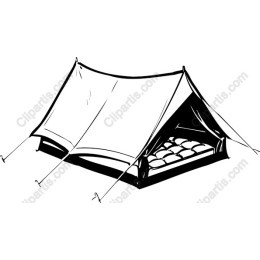 Adventure Awaits: Hand-Drawn Tent