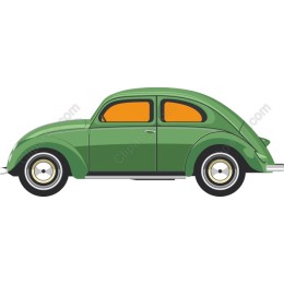 Classic Green Vintage Car