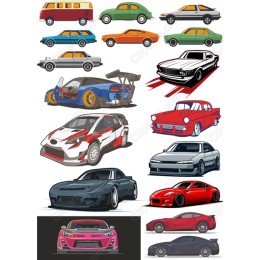  Car Bundle - Clipart Collection