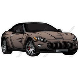 Sleek Brown Sports Car