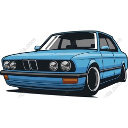Classic Blue Car