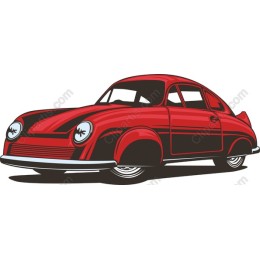 Vintage Red Car