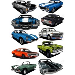 Classic Car Bundle - Retro Vehicle