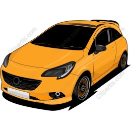 Dynamic Orange Car