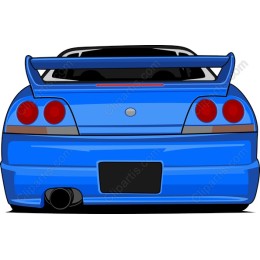 Blue Sports Car