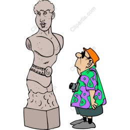 Artistic Cartoon and Sculpture