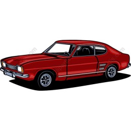 Classic Red Car