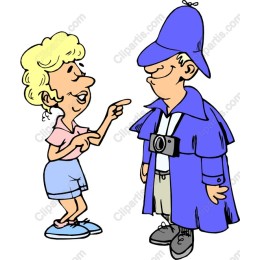 Whimsical Conversation Scene