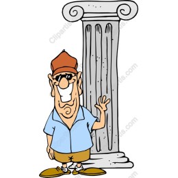 Cartoon Character by Column