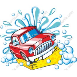 Classic Red Car Wash