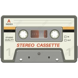 Retro Stereo Cassette Tape