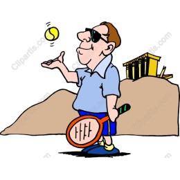 Cheerful Tennis Player