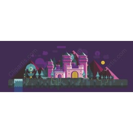 Whimsical Fantasy Castle