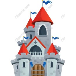 Whimsical Cartoon Castle