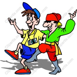 Playful Tourist and Dancer