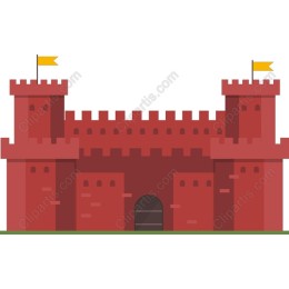 Charming Red Castle