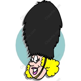 Playful Cartoon Character with Oversized Hat