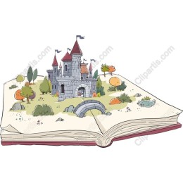 Whimsical Castle on Storybook
