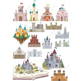 Castle Clipart Bundle - Magical and