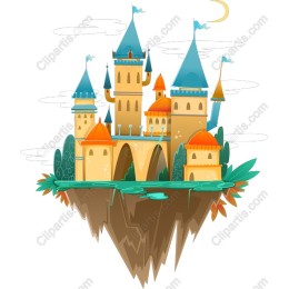 Whimsical Floating Castle