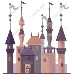 Whimsical Castle Skyline