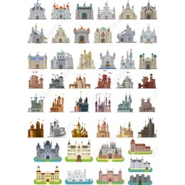 Castle Clipart Bundle - 40+ Enchanting