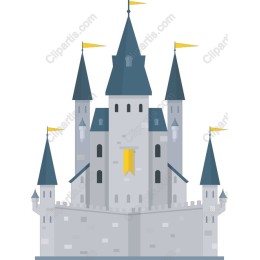 Medieval Castle - Elegant Clipart