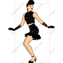 Retro 1980s Dancer