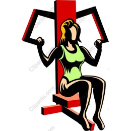 Fitness: Woman on Gym Equipment