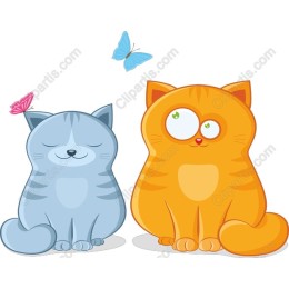 Charming Cat Duo