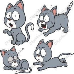Adorable Cartoon Cat Collection