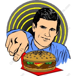 Charismatic Burger Presentation