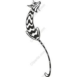 Elegant Wavy Cat