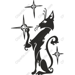 Whimsical Cat Star