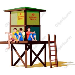 Summer Vibes Lifeguard Tower