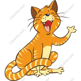 Cheerful Orange Tabby Cat