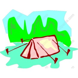 Vibrant Camping Tent