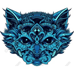 Mystical Blue Fox