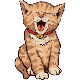Cheerful Ginger Cat