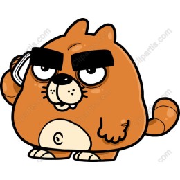 Cheeky Cartoon Beaver