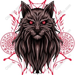 Majestic Wolf - Red Eyes
